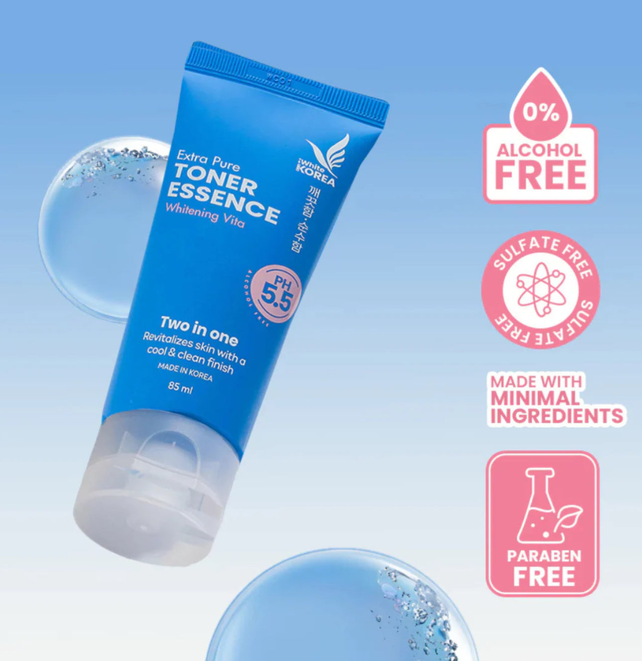 iWhite Korea Extra Pure Toner Essence (Whitening Vita) 85ml