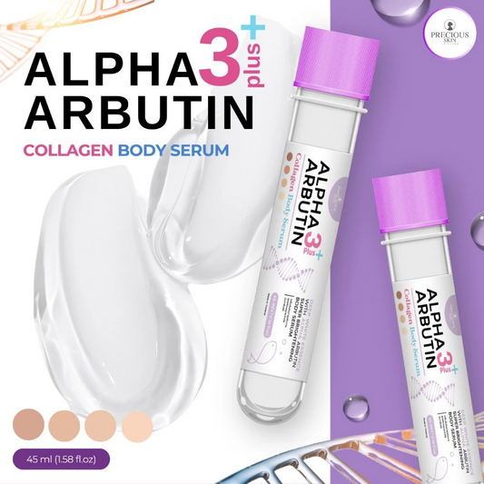 Alpha Arbutin 3+ Plus Collagen Whitening Facial Serum by Precious Skin Thailand 45ml