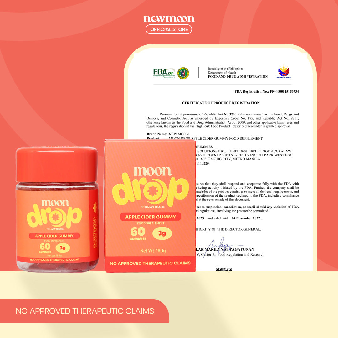 Moon Drop Light & Lean Apple Cider 60 Gummies (By Newmoon)