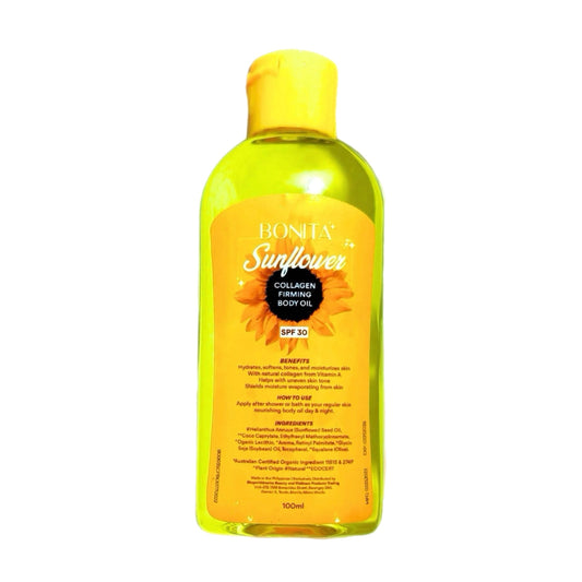 Bonita Sunflower Collagen Firming Body Oil SPF30 100ml