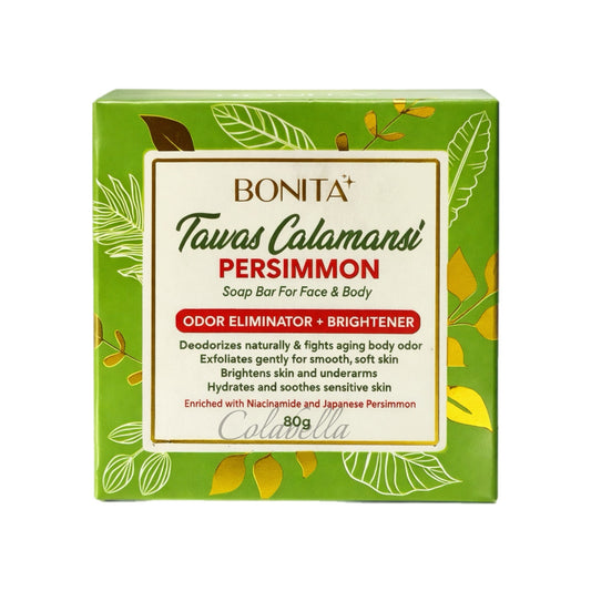 Bonita Tawas Calamansi Persimmon Soap (Odor Eliminator + Brightener) 80g