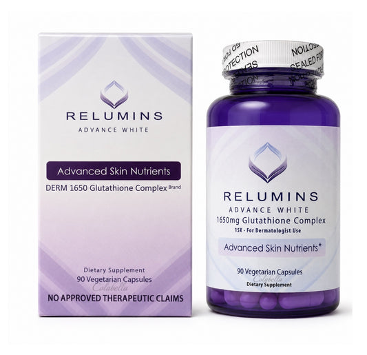 Relumins Advance White 1650mg Glutathione Complex 90 Capsules