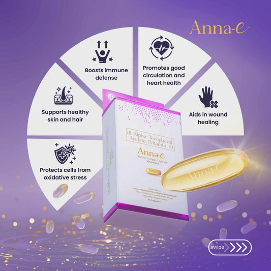 Anna-E 400 IU Softgel Capsule Vitamin E 30 caps