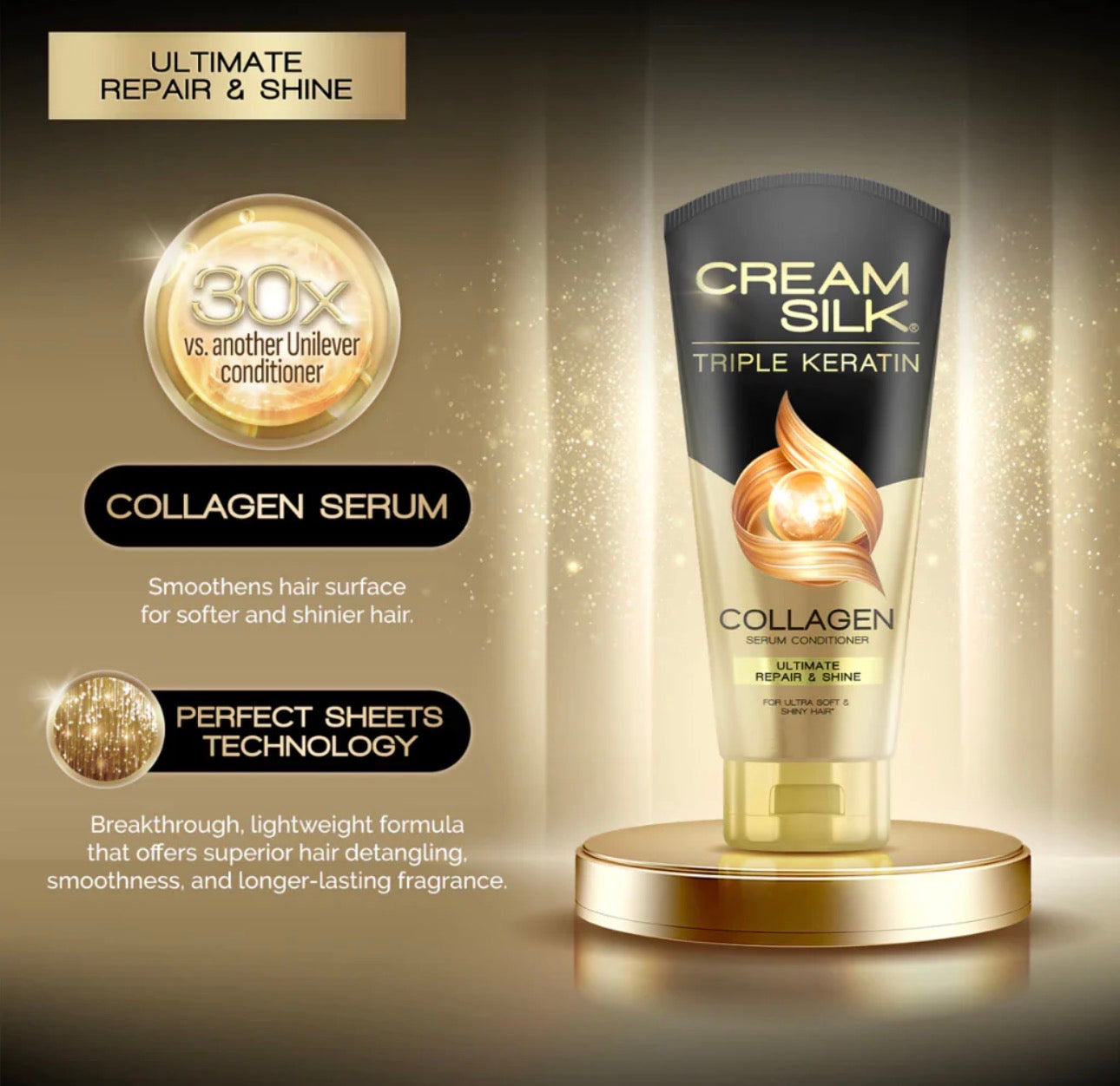 Creamsilk Triple Keratin Rescue Conditioner Ultimate Repair