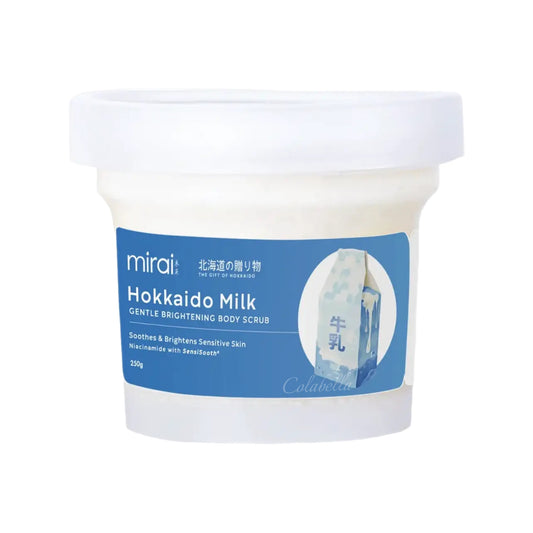 Mirai Hokkaido Milk Gentle Brightening Body Scrub 250g