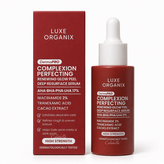 Luxe Organix DermaPRO Complexion Perfecting Renewing Glow Peel Deep Resurface Serum 30ml