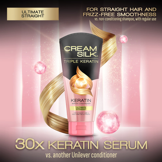 Creamsilk Triple Keratin Rescue Conditioner Ultimate Straight 170ml