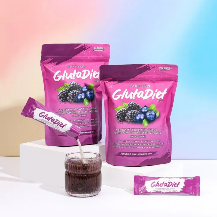 Rare Skin GlutaDiet Detox Glow Wellness Drink 10s