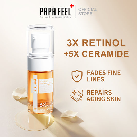 PAPA FEEL 3X Retinol Anti-Aging Serum Reduce Wrinkles Skin Smooth 20ml