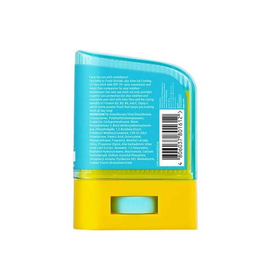 Fresh Skinlab Jeju Aloe Ice 3 in 1 Niacinamide Cooling UV Sun Stick 15g