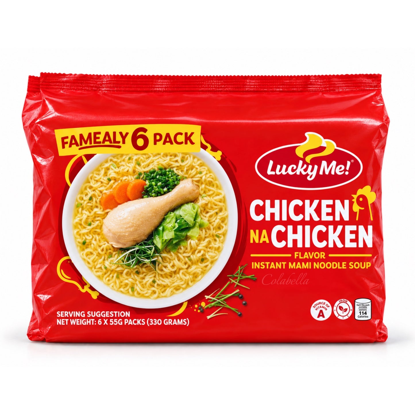 Lucky Me Chicken Noodles 6s