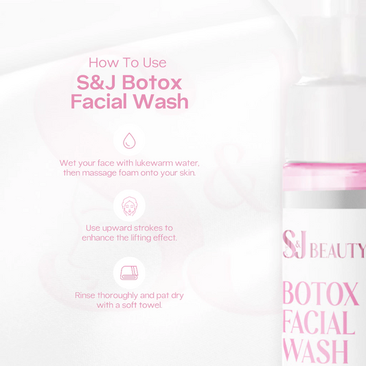 S and J Beauty Botox Facial Wash 100ml
