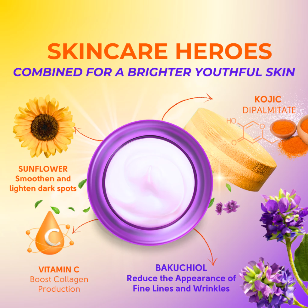 Bonita Sunflower Bakuchiol Inguinal Whitening Cream 50g