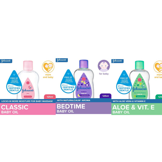 Baby Oil 125ml (Choose a Variant)