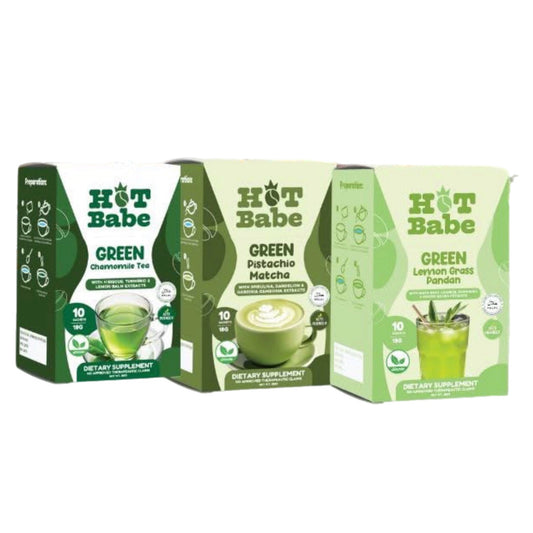 Hot Babe Green Series Drinks by Kiray (Choose a Flavor)