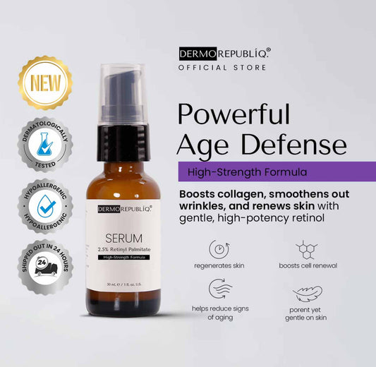 Dermorepubliq 2.5% Retinyl Palmitate Serum High-Strength Formula 30ml