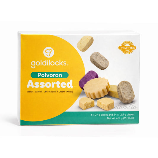 Goldilocks Assorted Polvoron Box (6x27g and 24x12.5g)