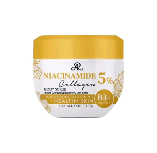 AR Niacinamide 5% Collagen Face and Body Whipped Scrub 300g (New Packaging)