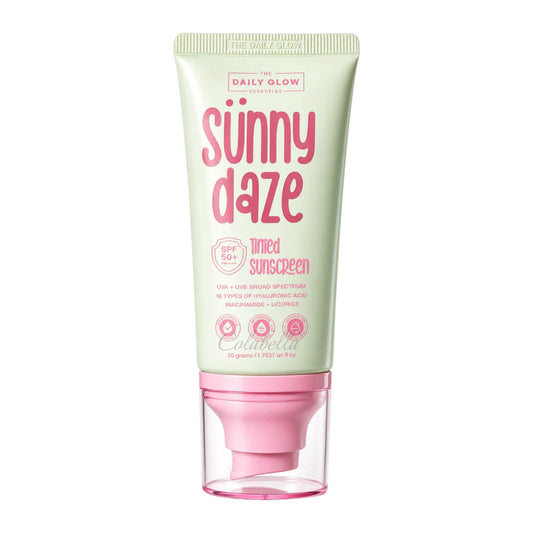 The Daily Glow Sunny Daze Tinted Sunscreen SPF50 PA++++ 50g (Vanilla Shade)