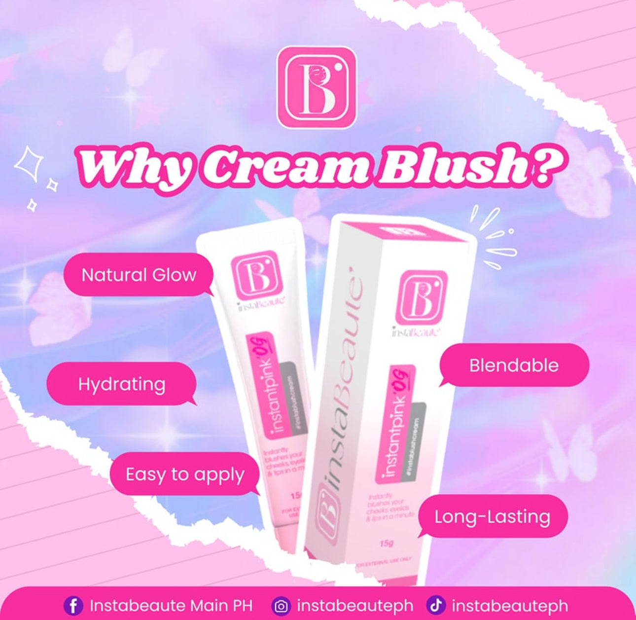 Instabeaute Cream 10ml (Choose a Shade)