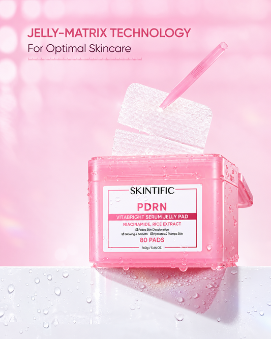 SKINTIFIC PDRN Vitabright Serum Jelly Pads 160g (80 Pads)