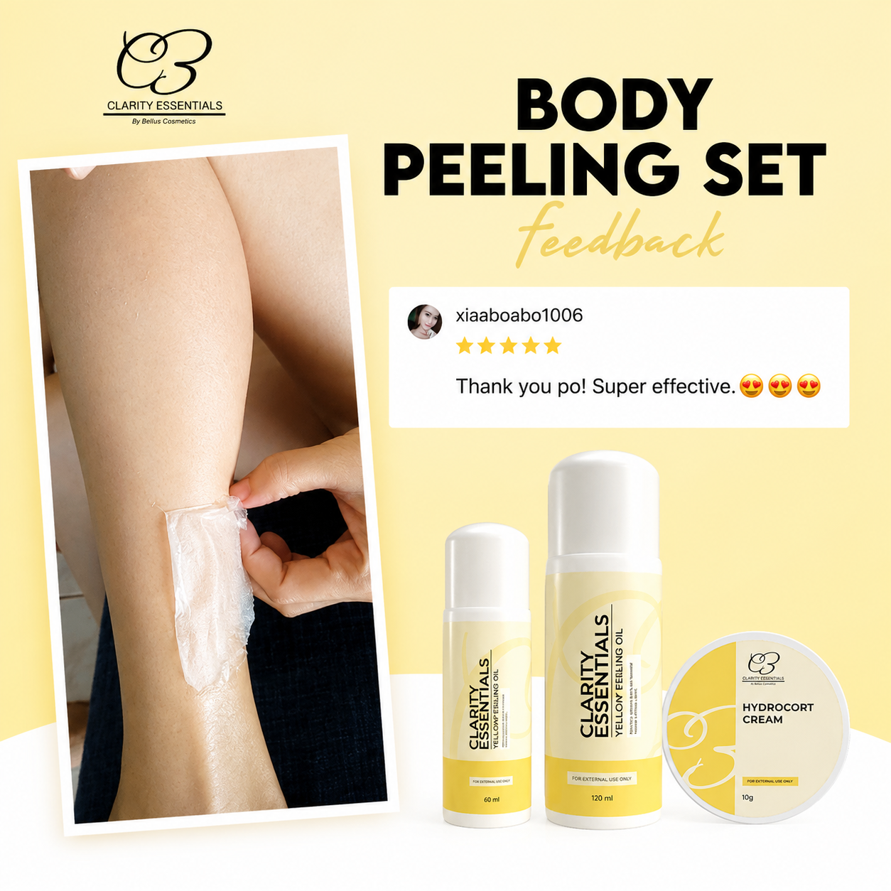 Clarity Essential Yellow Peeling Oil 120ml