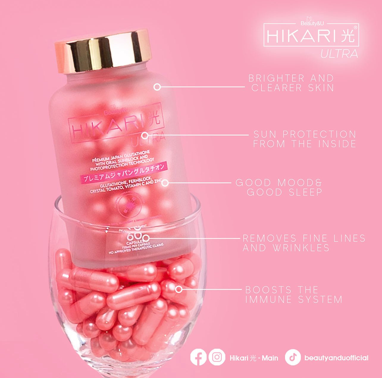 Hikari Ultra Premium Gluta 60 capsules Colabella Hikari Ultra Premium Gluta 60 capsules Colabella