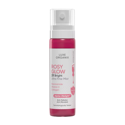 Luxe Organix Rosy Glow 3x Bright Ultra Fine Mist 80ml