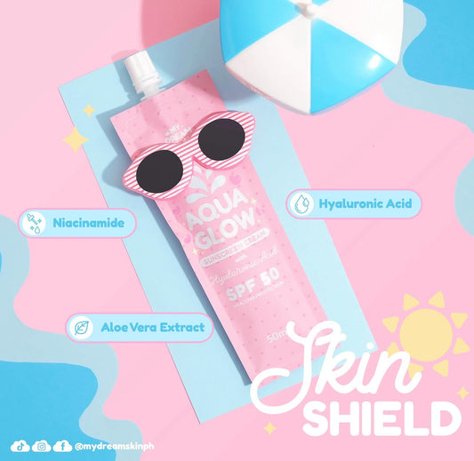 Aqua Glow Sunscreen with Hyaluronic Acid 50ml