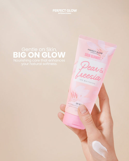 Skin Glowry Pear & Freesia 10X Whitening Lotion SPF 50 PA+++ 200ml