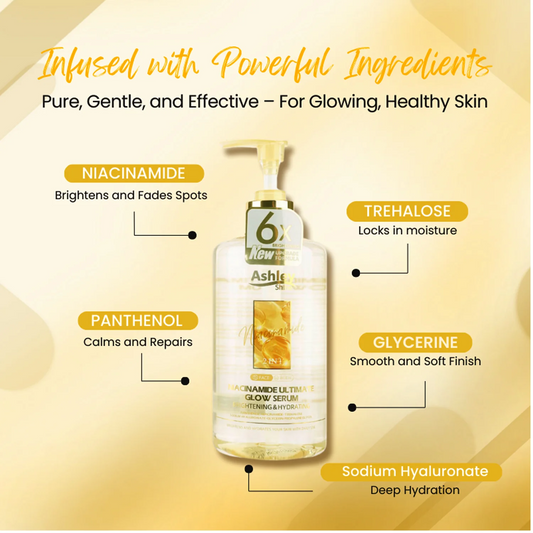 Ashley Shine Niacinamide Pure Serum 520ml (New Packaging)