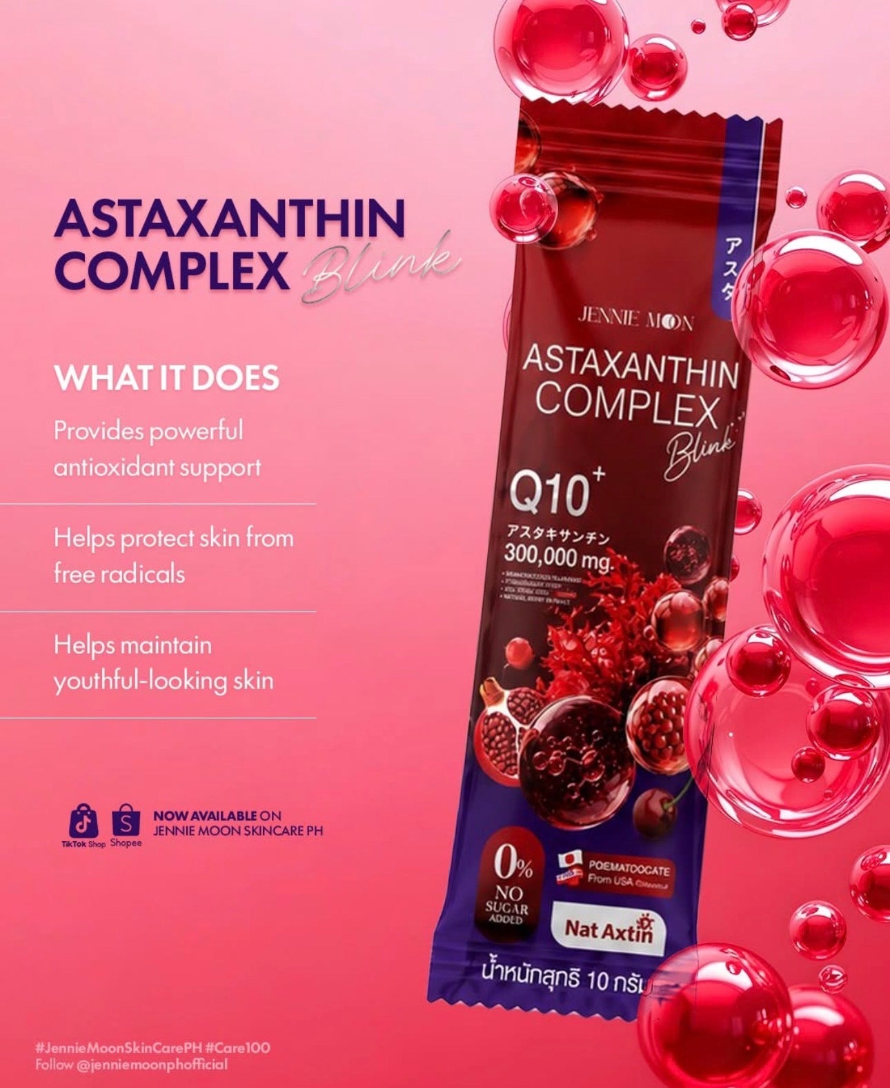 Jennie Moon Astaxanthin Complex Blink (30 sachets)