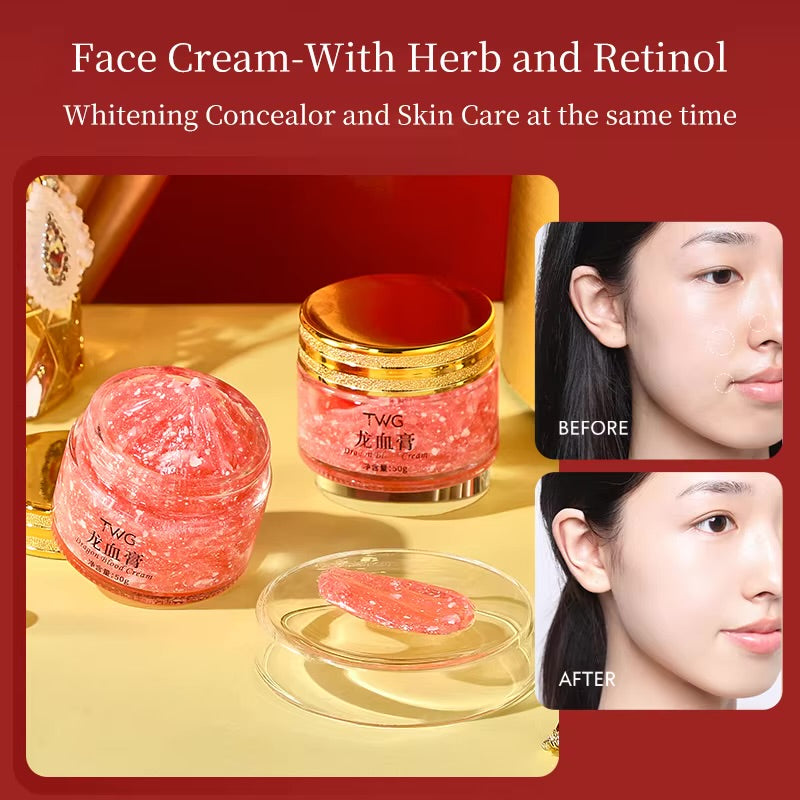TWG Advanced Retinol Korean Dragon Blood Whitening & Skin Firming Moisturizing Cream 50g