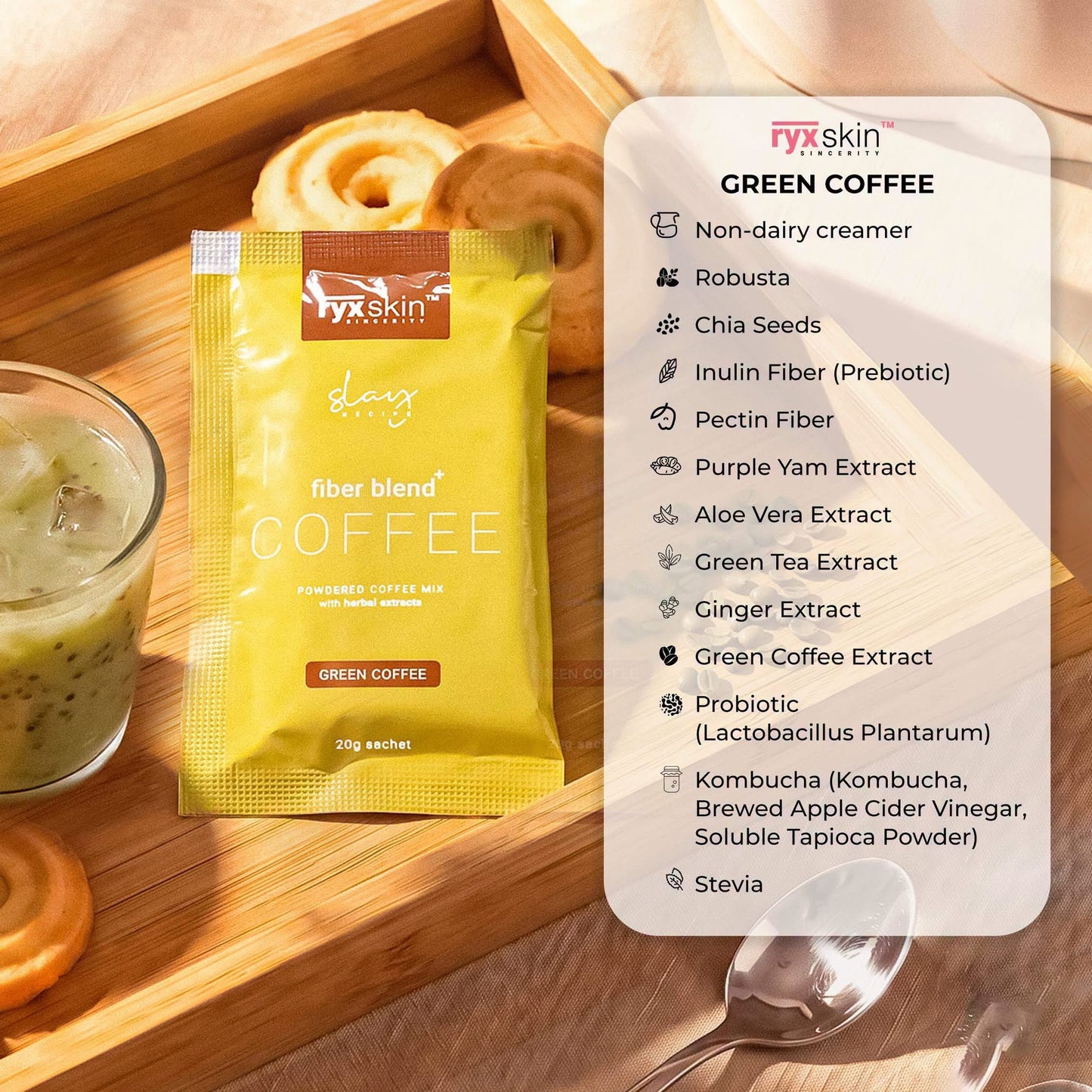 RYX Skin Fiber Blend+ Coffee 10s