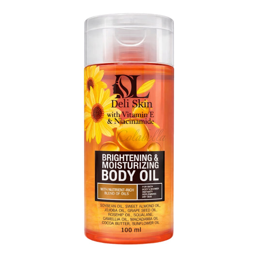 Deli Skin Vitamin E & Niacinamide Brightening & Moisturizing Body Oil 100ml