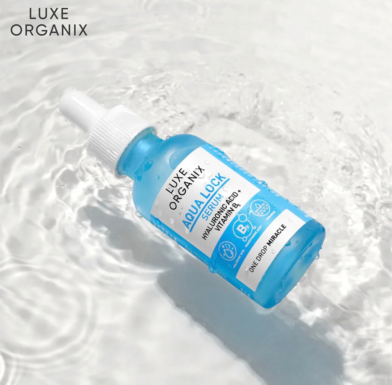 Luxe Organix Aqua Lock HyaGlow White Serum 30ml