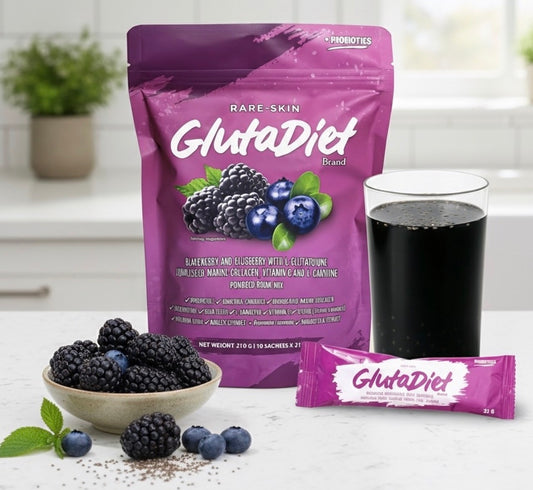 Rare Skin GlutaDiet Detox Glow Wellness Drink 10s