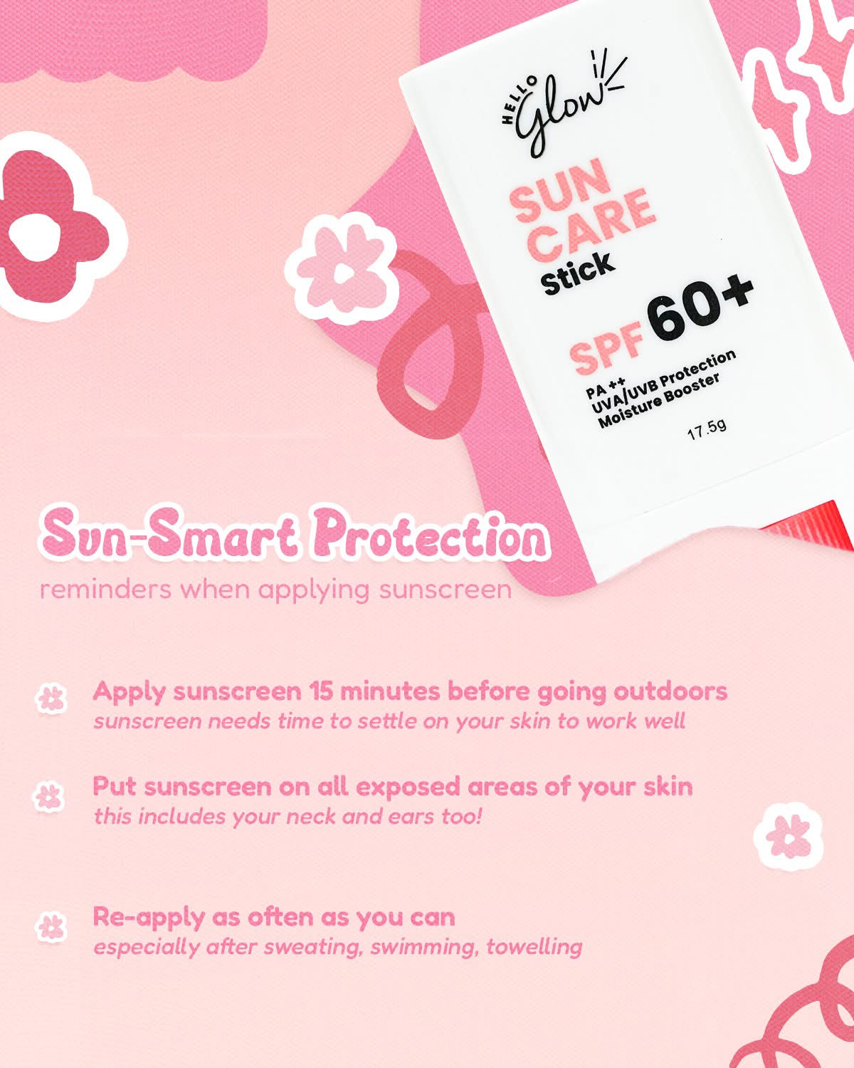 Hello Glow Sun Care Stick SPF 60+ PA++