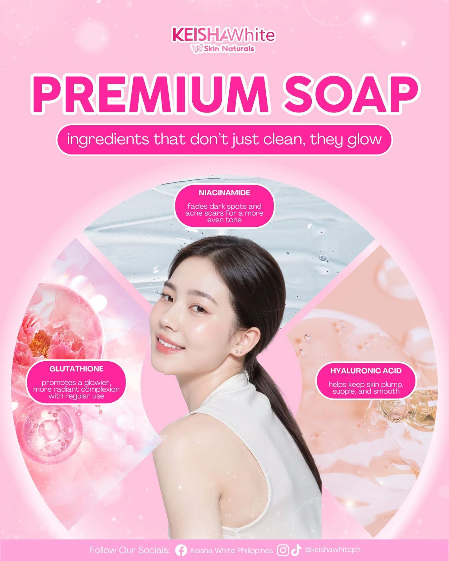 Keisha White Milky Gluta White Soap 70g