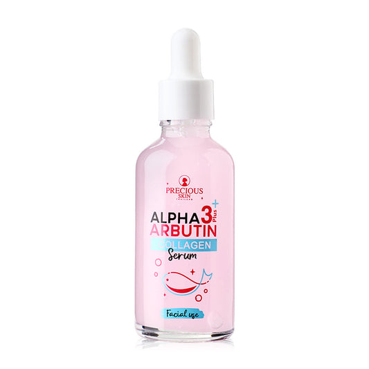 Alpha Arbutin 3+ Plus Collagen Whitening Facial Serum by Precious Skin Thailand 50ml