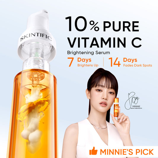 SKINTIFIC 10% Pure Vitamin C Brightening Serum 10ml