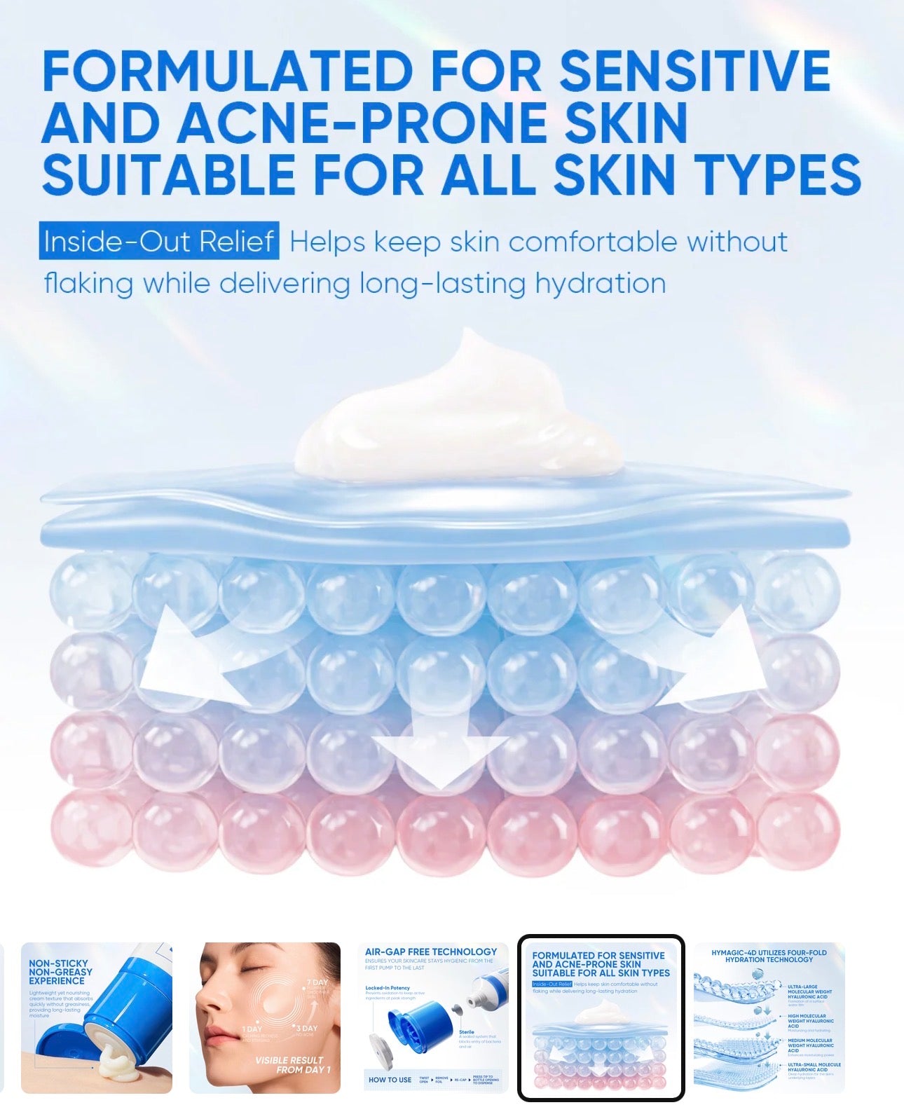 SKINTIFIC 5% B5 Ceramide Barrier Relief Moisturizer 50g