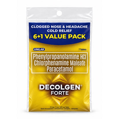 Decolgen Forte Tablet (Choose a Variant)