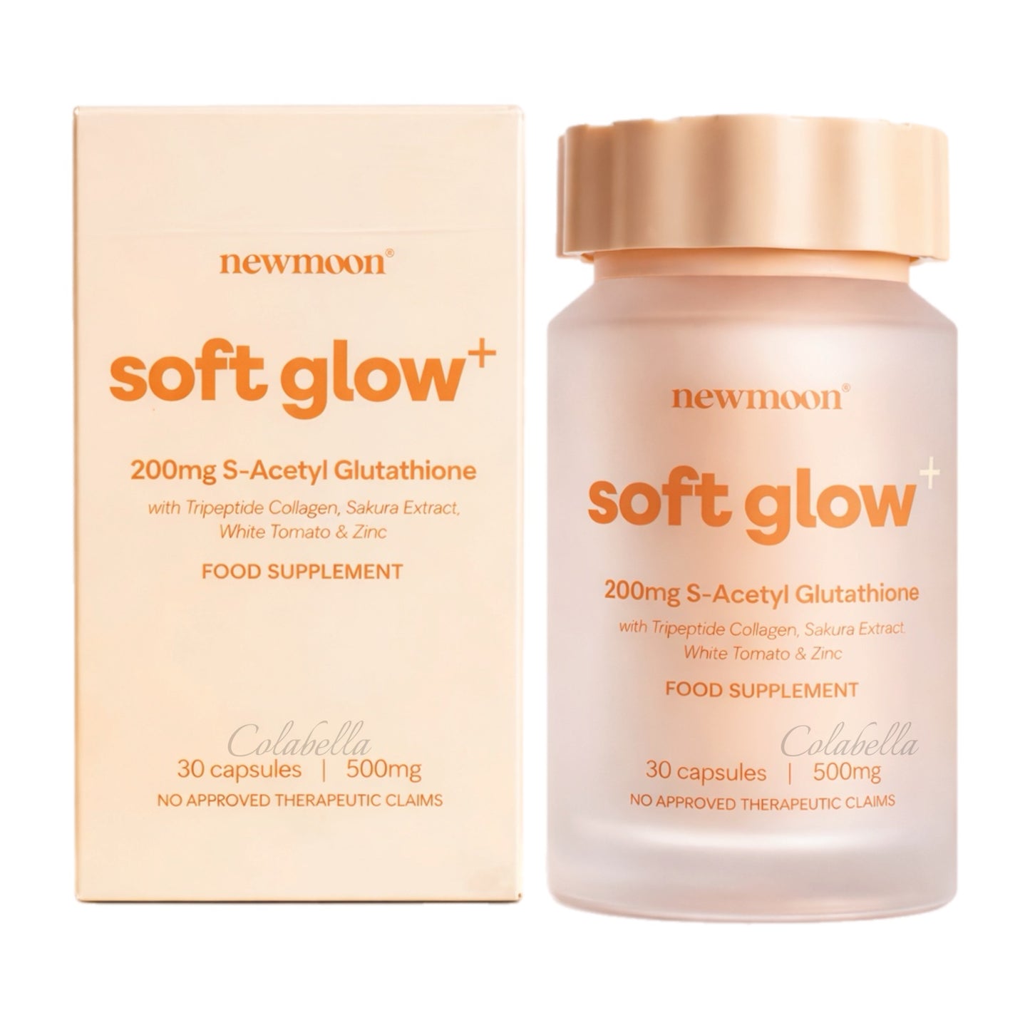 nu essence glutathione New Moon Soft Glow+ Glutathione Supplement New and Improved (30 Capsul –  Colabella