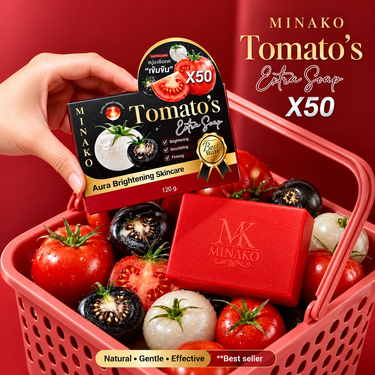 Minako Tomato Soap 120g