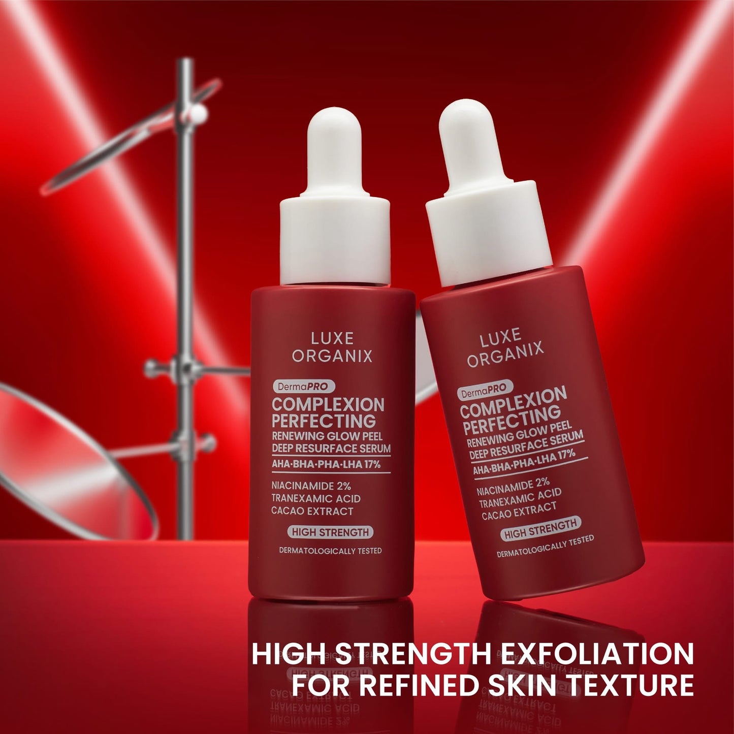 Luxe Organix DermaPRO Complexion Perfecting Renewing Glow Peel Deep Resurface Serum 30ml