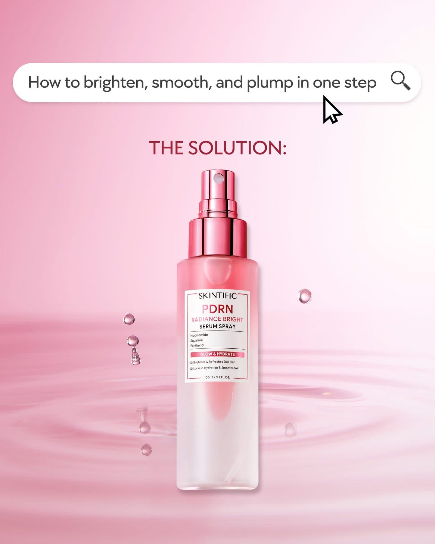 SKINTIFIC PDRN Radiance Bright Serum Spray 100ml