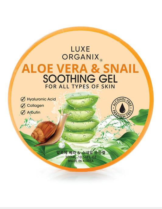 Luxe Organix Aloe Vera & Snail Soothing Gel (Choose a Variant)