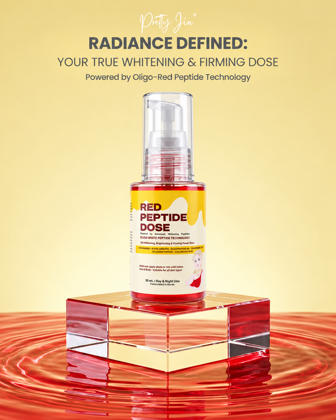 Pretty Jin Red Peptide Dose Serum 30ml