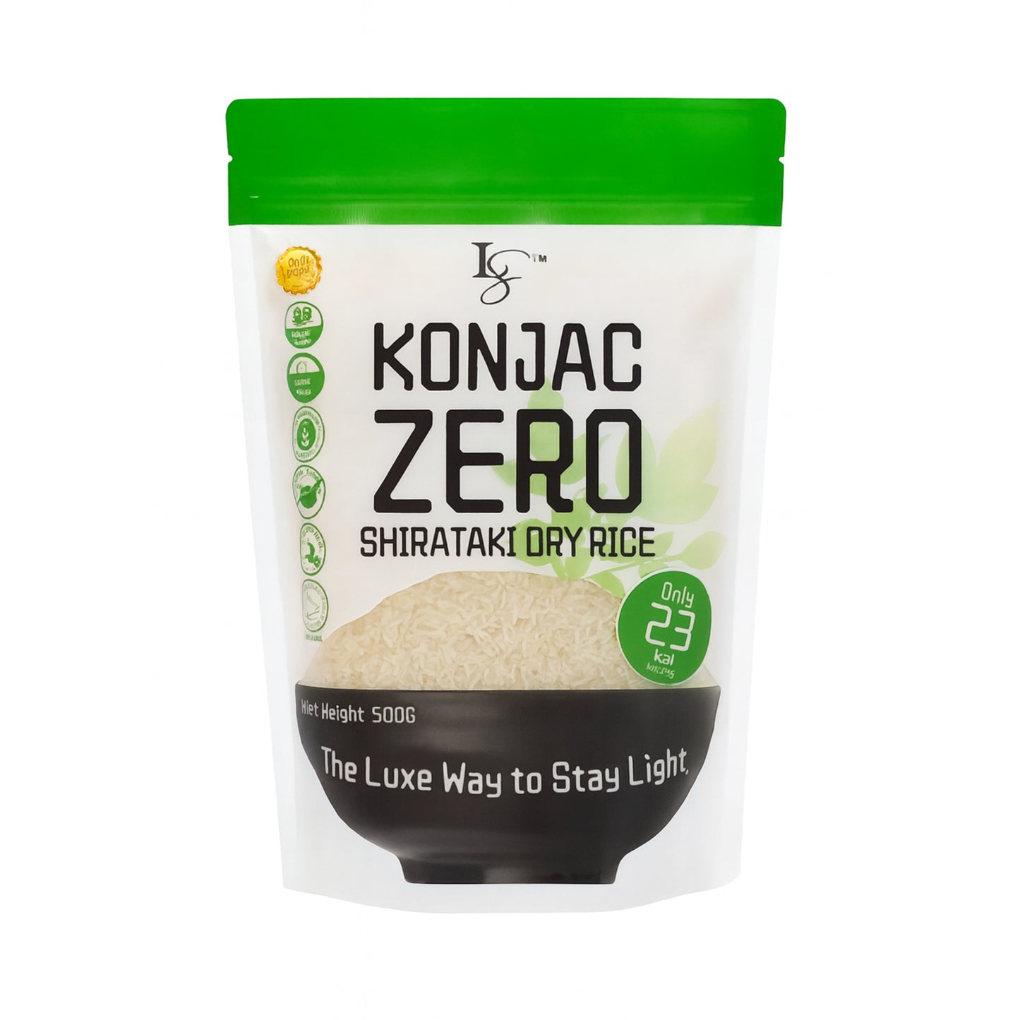 Luxe Slim Konjac Zero Shirataki Dry Rice 500g